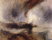 J.M.W. Turner Angbat in snostorm oil painting reproduction